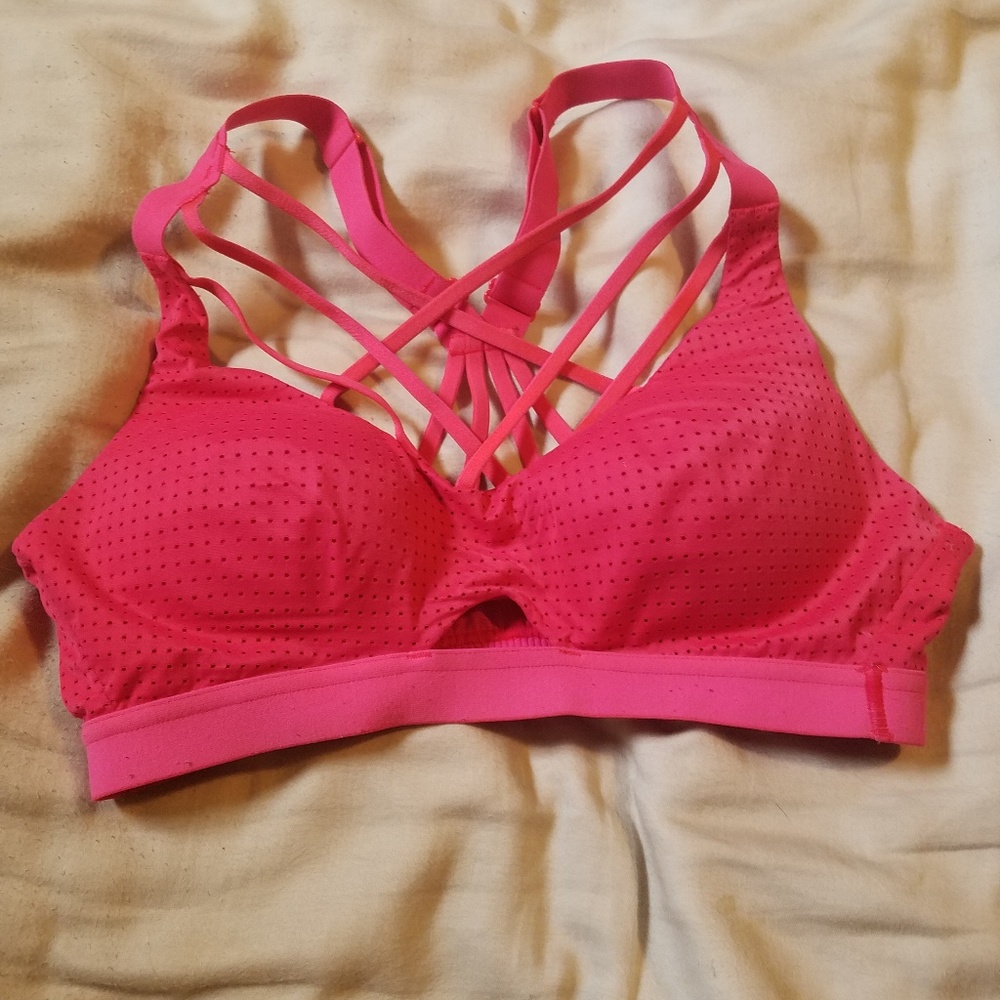 Red VS sports bra